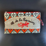 Pochette en Raphia et Wax